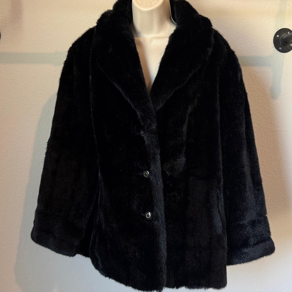Mincara By Russel Taylor 60s Vintage Mod Faux Fur Luxurious Mob Wife Coat